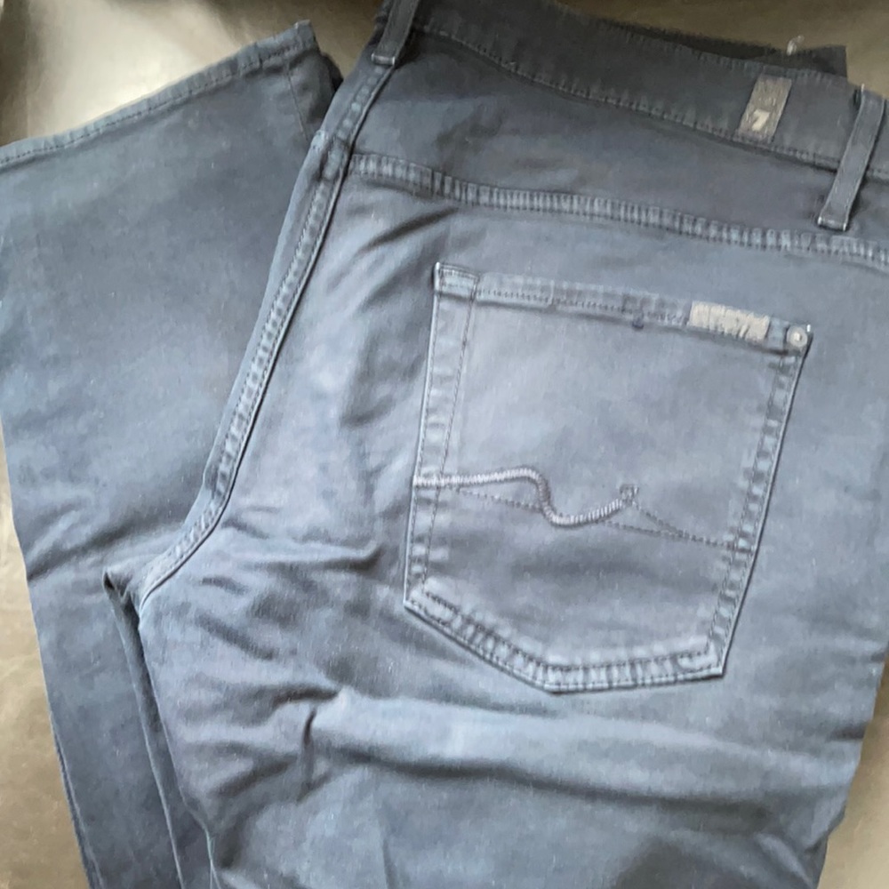 7famk navy chinos straight fit 34x34